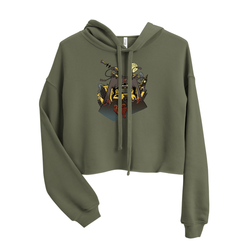 Nait Risk Full Moon Crop Hoodie