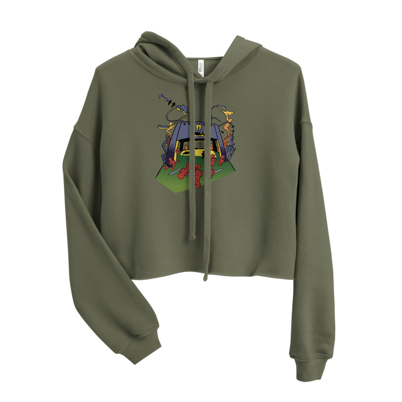 Nait Risk TableZilla Crop Hoodie