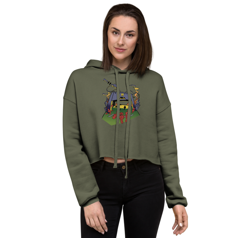 Nait Risk TableZilla Crop Hoodie