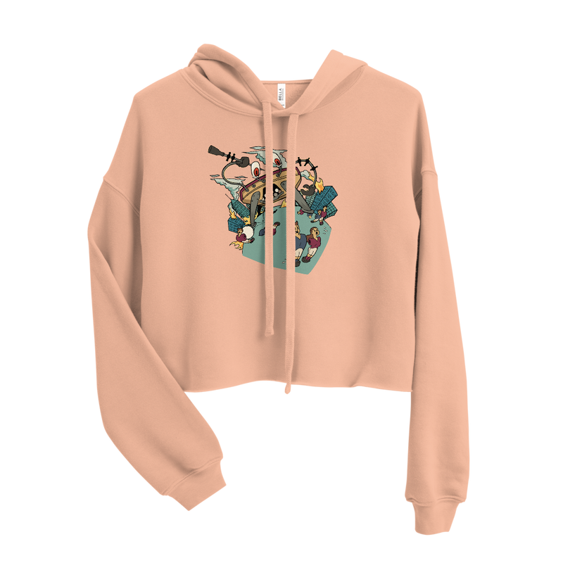 Nait Risk Crabby Attitude Crop Hoodie