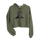 Nait Risk uneasy lies the head Crop Hoodie