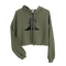 Nait Risk uneasy lies the head Crop Hoodie