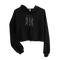Nait Risk uneasy lies the head Crop Hoodie